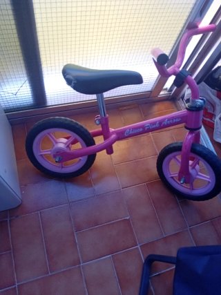 Bicicleta niña sin pedales