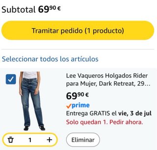 Lee Rider Loose, Pantalones Mujer