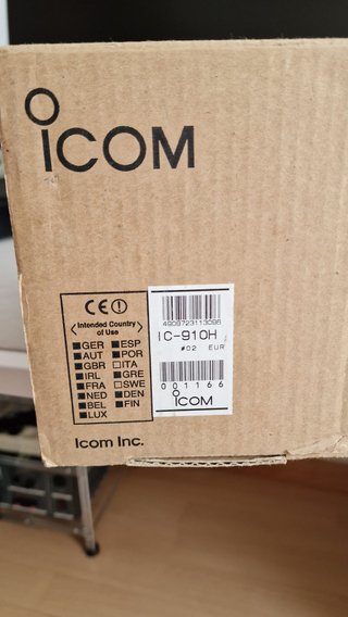 ICOM IC-910H FULL EQUIP — Configuración única