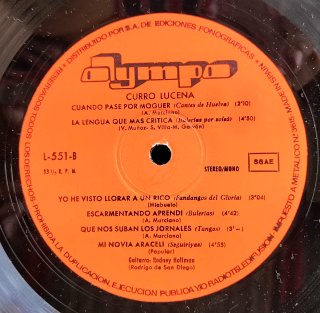 LP Curro Lucena - Cante Flamenco