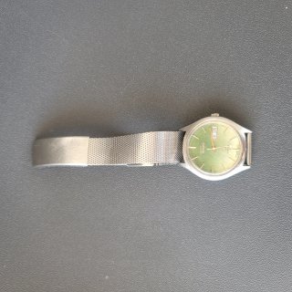 Seiko Type II JDM verde Kanji 1976 Quartz