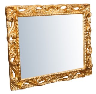 Specchio da parete verticale/orizzontale in legno