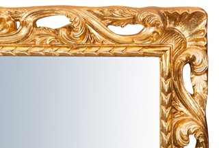 Specchio da parete verticale/orizzontale in legno