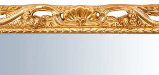 Specchio da parete verticale/orizzontale in legno