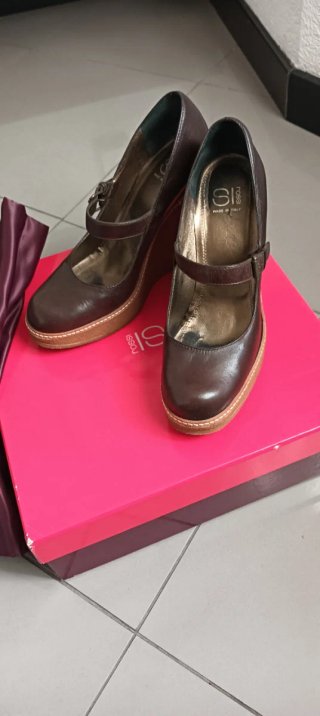 Sergio Rossi scarpe con zeppa tg 38