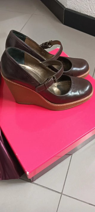 Sergio Rossi scarpe con zeppa tg 38