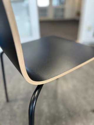 Pack 2 sillas negras madera Ikea martin