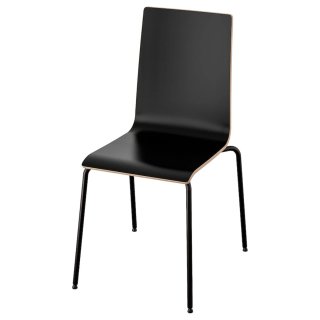Pack 2 sillas negras madera Ikea martin