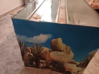 Terrario grande con puertas correderas