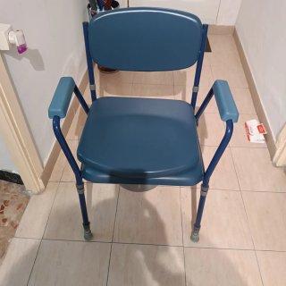 Silla WC inodoro acolchada,montada,sin caja