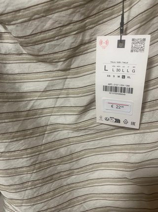 Precioso Top de Zara de rayas, sin estrenar