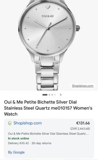 Reloj de mujer Oui & Me ME01057 32mm