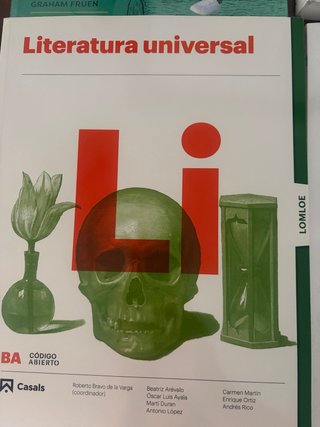 Libro literatura 1 Bachillerato