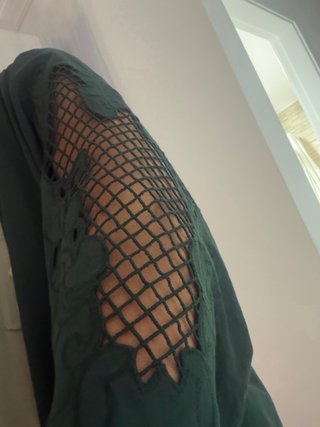 Vestido largo verde zara L