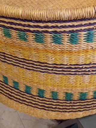 Cama para perros mimbre 100 cm x 65 cm