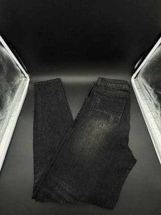 Jeans Uomo Neri con Dettagli Bandana