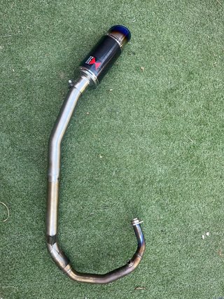 Escape completo Black Widow para Aprilia RS 125 GP