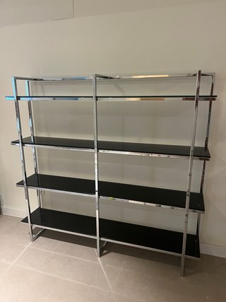 Estantería Acero y Cristal templado