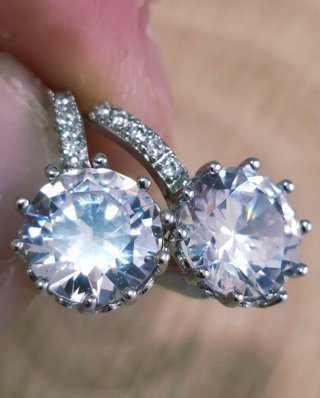Pendientes de Plata 925 Brillantes
