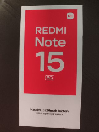 Móvil Redmi note 15  negro