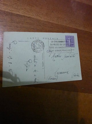 Parigi 1926 diretta a Matteo Sandretti