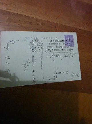Parigi 1926 diretta a Matteo Sandretti