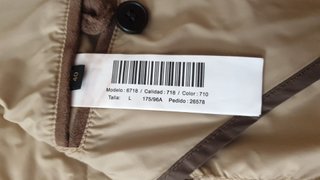 Abrigo corto Massimo Dutti Beige