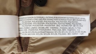 Abrigo corto Massimo Dutti Beige