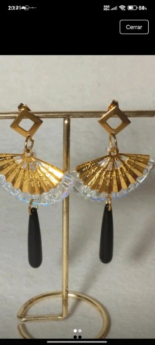 Pendientes ideales para flamenca,fiesta,verano.