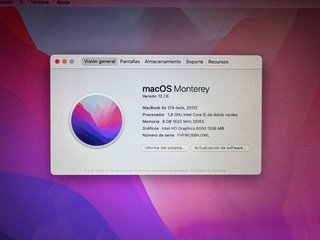 MacBook Air 256GB - 13 pulgadas (2017)