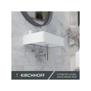 Sifone per lavandino Kirchhoff 98803818 in plastica cromato