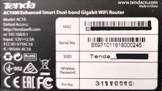 Router Tenda AC18 Gigabit AC1900 (Doble Banda)