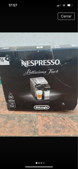 Maquina de cafetera nespresso