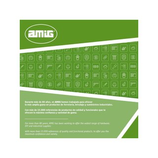 Amig pomo puerta madera latón Mod. 600