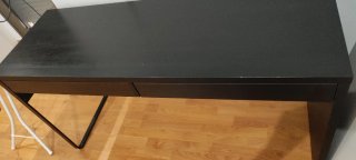 Escritorio negro Ikea