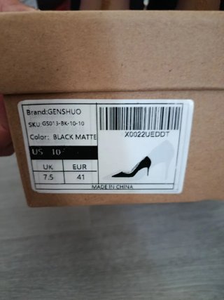 Zapatos negros de tacón para vestir
