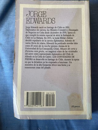 Los convidados de piedra novela