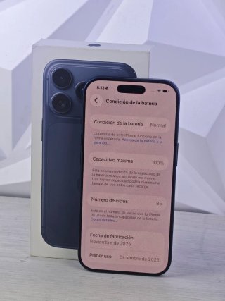 iPhone 17 Pro 256GB Azul Oscuro. Apple Como Nuevo