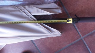 Parasol rectangular grande 296x196 cm NUEVO