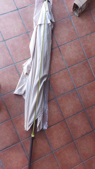 Parasol rectangular grande 296x196 cm NUEVO