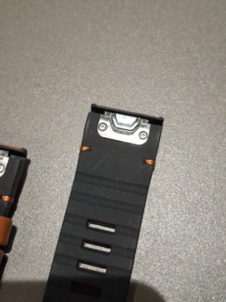 Correa piel marron reloj Garmin Fenix