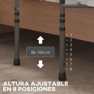 Barandilla/Asidero para la cama Altura Ajustable