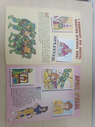 Album Figurine Tartarughe Ninja Completo