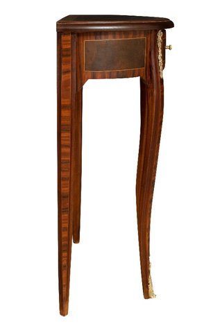 Tavolino Consolle in legno impiallacciato noce arr