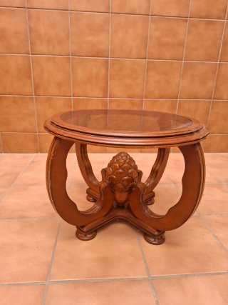 Mesa redonda decorativa