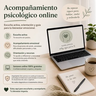 Acompañamiento psicológico online (gratuito)