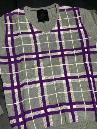 Jersey gris de cuadros Jack&Jones