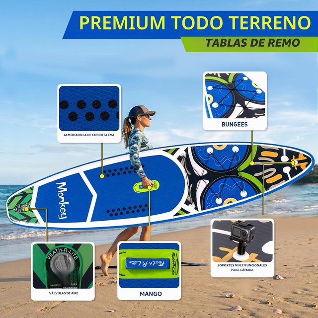 Paddle Surf Hinchable 350×83×15 cm | Kit completo