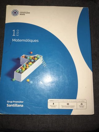MATEMATIQUES 1 SEC CONSTRUINT MONS