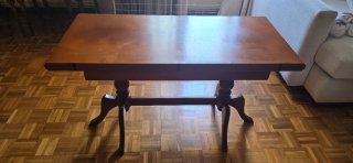 Mesa de comedor tipo libro – Madera clásica y exte